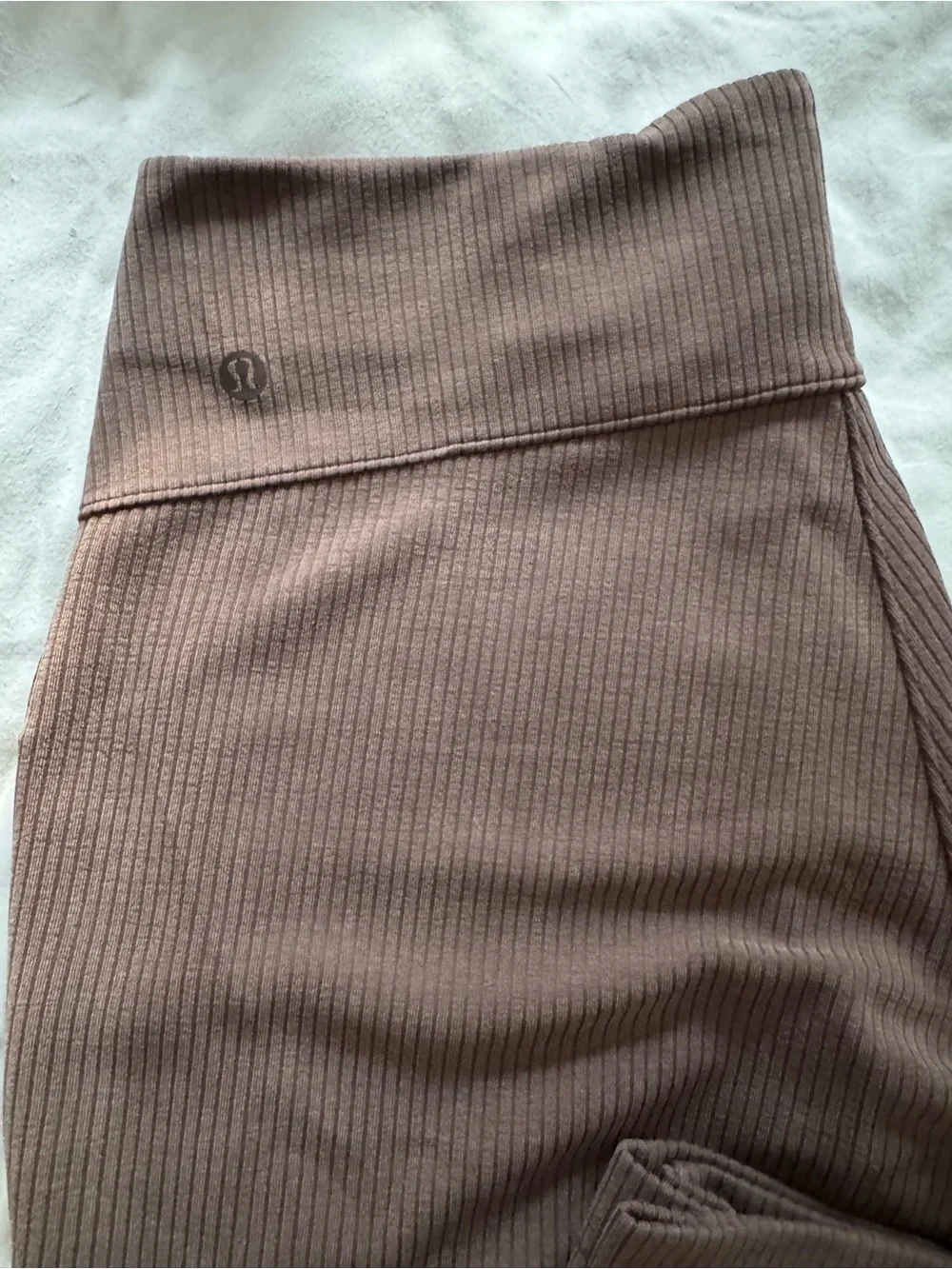 lululemon athletica Ribbed Softstreme Flare Pant in Espresso